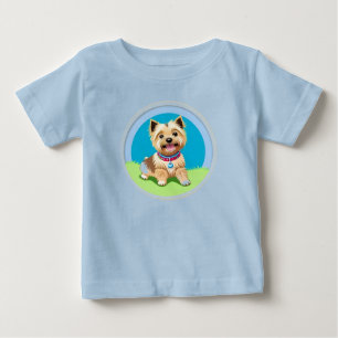 Süßer Cartoon-Welpe Baby T-shirt