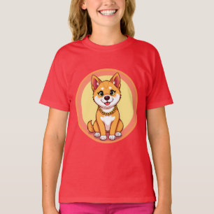 Süßer Cartoon-Welpe T-Shirt
