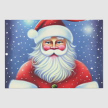 Süßer charmante Retro-Vintage-Weihnachtsmann-Dekup