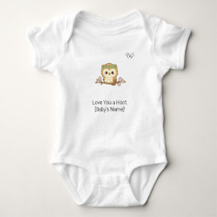 Süßer Chibi-Babykauz mit individuellem Namen Baby- Baby Strampler