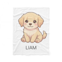 Süßer Chibi Golden Retriever mit individuellem Nam