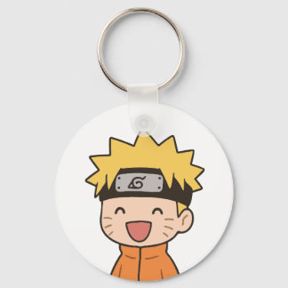 Süßer Chibi-Ninja-Rundschlüsselanhänger - Kawaii-A Schlüsselanhänger