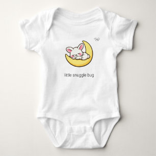 Süßer Chibi-Schlafhasen-Knuddler-Baby-Body Baby Strampler
