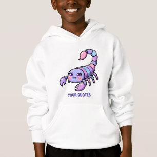 Süßer Chibi-Skorpion-Tierkreis Hoodie