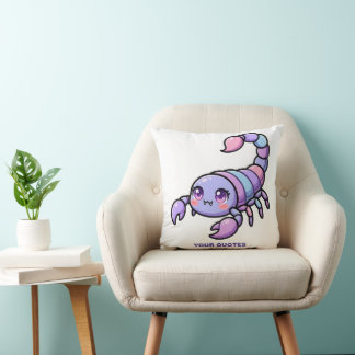 Süßer Chibi-Skorpion-Tierkreis Kissen