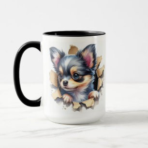 Süßer Chihuahua-Welpe Tasse