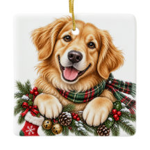 SÜßer CHRISTMAS GOLDEN RETRIEVER HUND