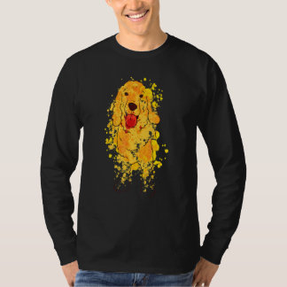 Süßer Cocker Hund für Cocker Farbige Künstlerische T-Shirt