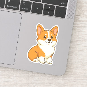 Süßer Corgi Hund Aufkleber