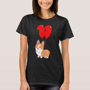 Süßer Corgi Pembroke 11. Geburtstag Kinder Ballon T-Shirt