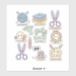 Süßer Crafter Kawaii Pack Aufkleber