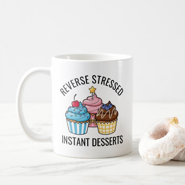 Süßer Cupcake Kaffeetasse (Mit Donut)