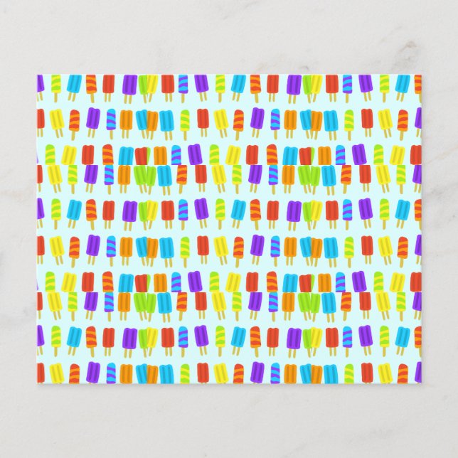 Süßer Cute summer popsicles icecream kawaii am Flyer (Vorne)