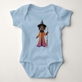 Süßer Dachshund Halloween  Baby Strampler