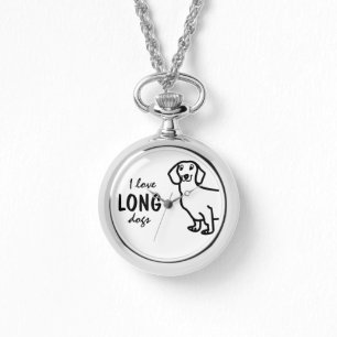 Süßer Dachshund Hund Armbanduhr