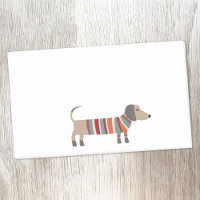Süßer Dachshund-Sausage-Hund