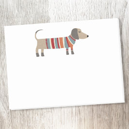 Süßer Dachshund Wiener Würstchen Hund Post-it Klebezettel