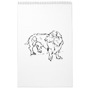 Süßer Dachshund Wursthund – 2027 Kalender