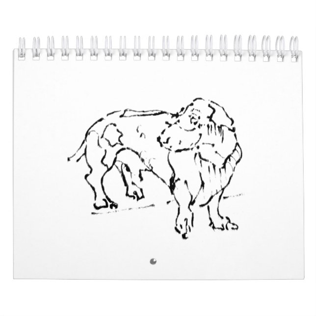 Süßer Dachshund Wursthund – 2027 Kalender (Titelbild)