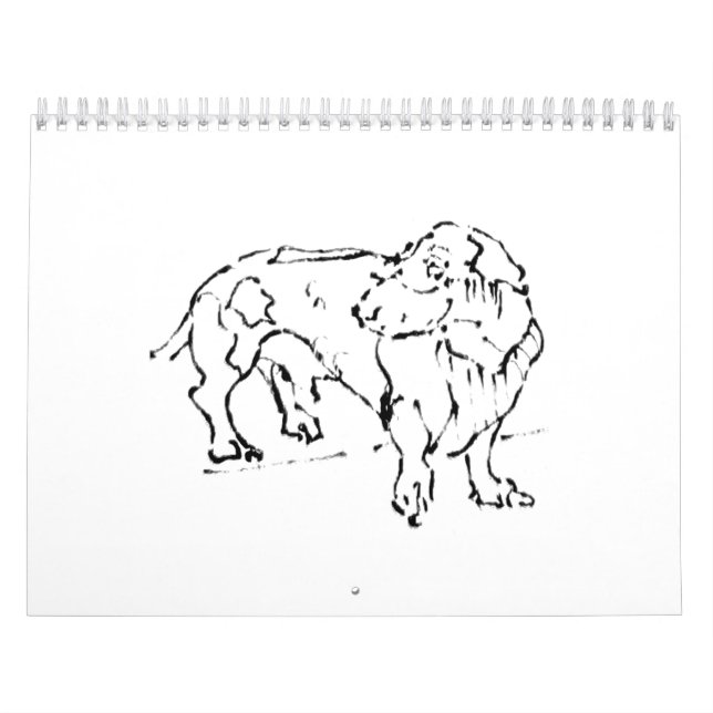 Süßer Dachshund Wursthund – 2027 Kalender (Titelbild)