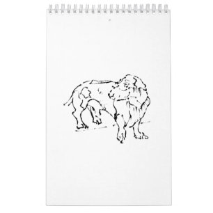 Süßer Dachshund Wursthund – 2027 Kalender
