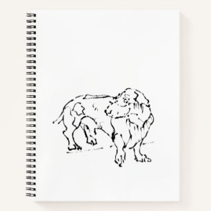 Süßer Dachshund-Wursthund – Personalisiertes Tageb Notizbuch