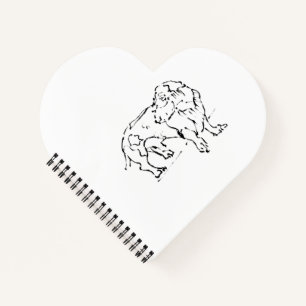 Süßer Dachshund-Wursthund – Personalisiertes Tageb Notizbuch