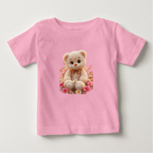 Süßer Dalmatiner Feuerwehrhund Hund Cartoon Kleink Baby T-shirt