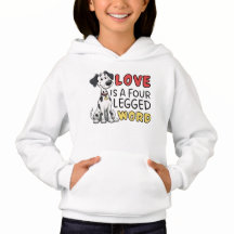 Süßer Dalmatinerhund - Liebe ist ein Wort mit vier