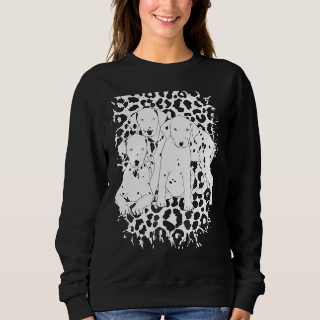 Süßer dalmatinischer Hund Welpe   Sweatshirt (Vorderseite)