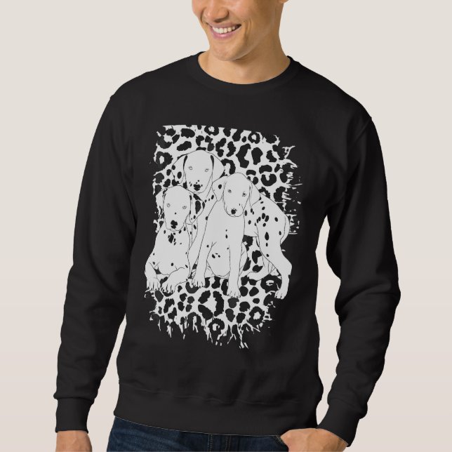 Süßer dalmatinischer Hund Welpe   Sweatshirt (Vorderseite)