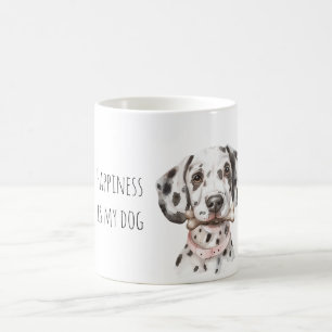Süßer dalmatinischer Welpe Hund Kaffeetasse
