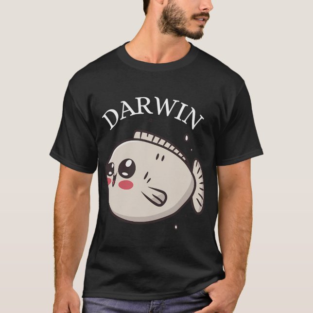 süßer Darwin-Fisch T-Shirt (Vorderseite)