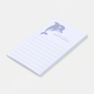 Süßer Delfin für Kinder Post-it Klebezettel