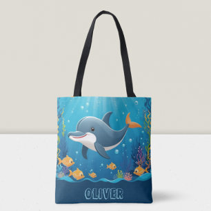 Süßer Delfin Wasserfarbe Personalisiert