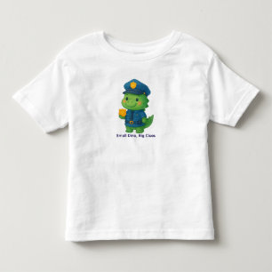 Süßer Detektiv-Dinosaurier – Dino-Jobs Kleinkind T-shirt