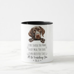 Süßer Deutscher Pointer-Hund Lustig Maßgeschneider Tasse