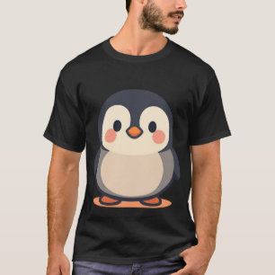 Süßer dicker Pinguin Kawaii Baby Pinguin T-Shirt