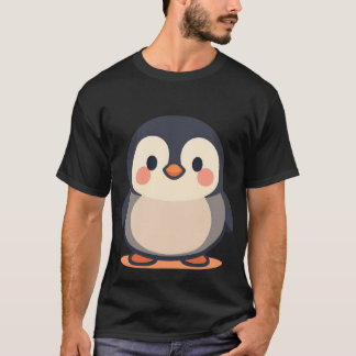 Süßer dicker Pinguin Kawaii Baby Pinguin T-Shirt