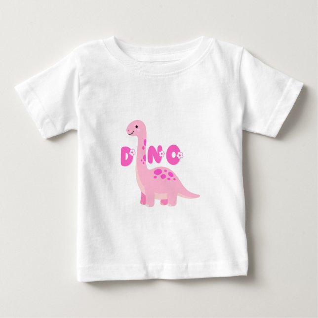 Süßer Dinosaurier 🦕  Baby T-shirt (Vorderseite)