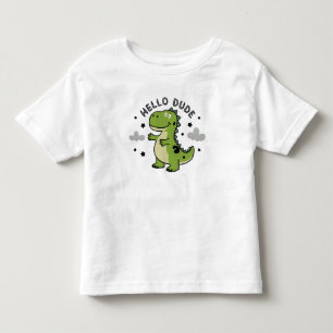 Süßer Dinosaurier für Kinder Kids Hallo Kumpel Kleinkind T-shirt