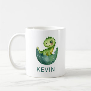 Süßer Dinosaurier Geschlechtsneutral Aquarell Indi Kaffeetasse