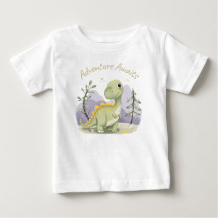 Süßer Dinosaurier Kleinkind Baby T-shirt