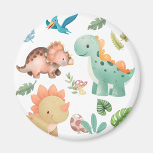 Süßer Dinosaurier Magnet