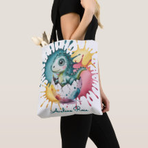 Süßer Dinosaurier mit Wasserfarbspritzern Baby Sho
