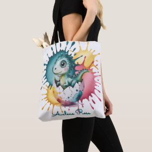 Süßer Dinosaurier mit Wasserfarbspritzern Baby Sho