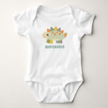 Süßer Dinosaurier personalisierter Baby-Body