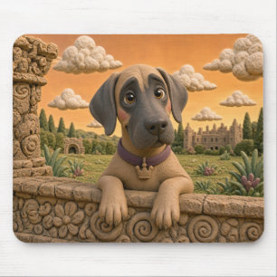 Süßer Dogge-Welpe, Baby-Hund Mousepad