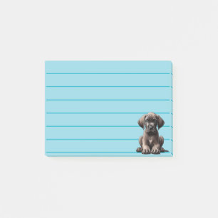 Süßer Dogge-Welpe Post-it Klebezettel