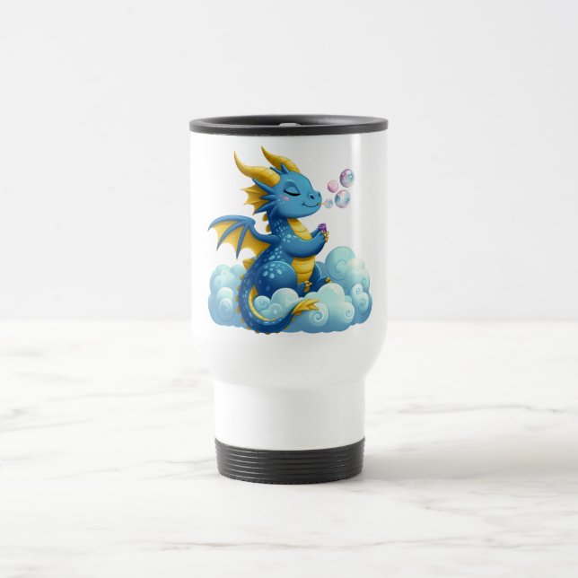 Süßer Drache/Whimsical  Reisebecher (Mittel)